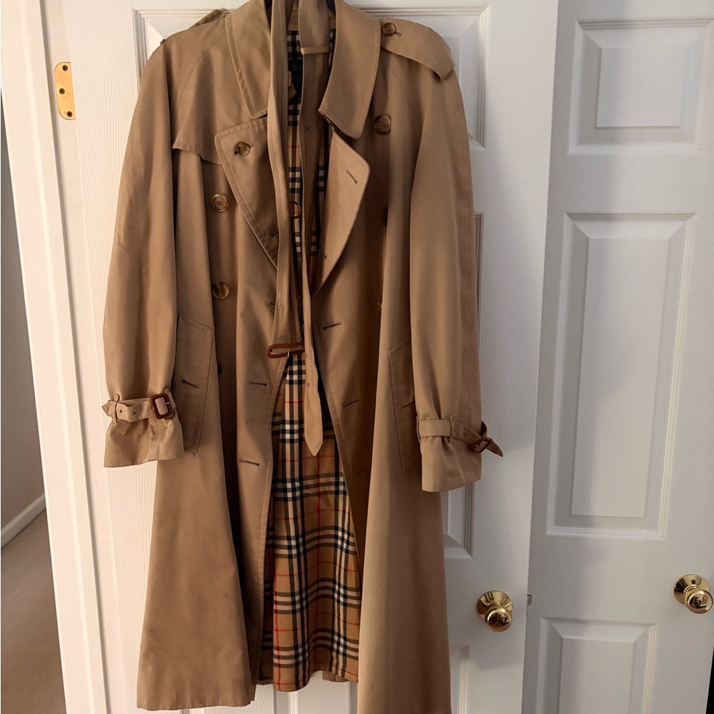 Vintage Burberry Tan Trench Coat
